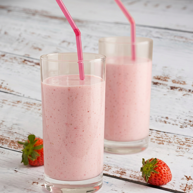 Strawberry creme cloud smoothie.