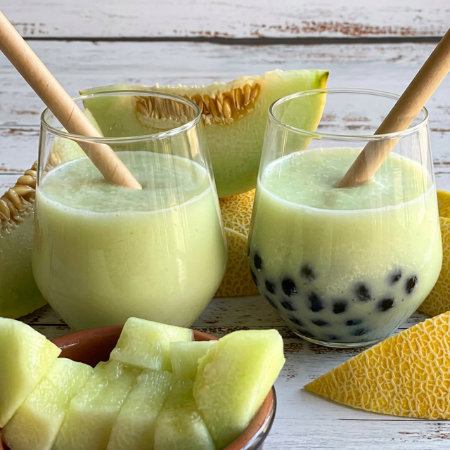 Honeydew milk tea.