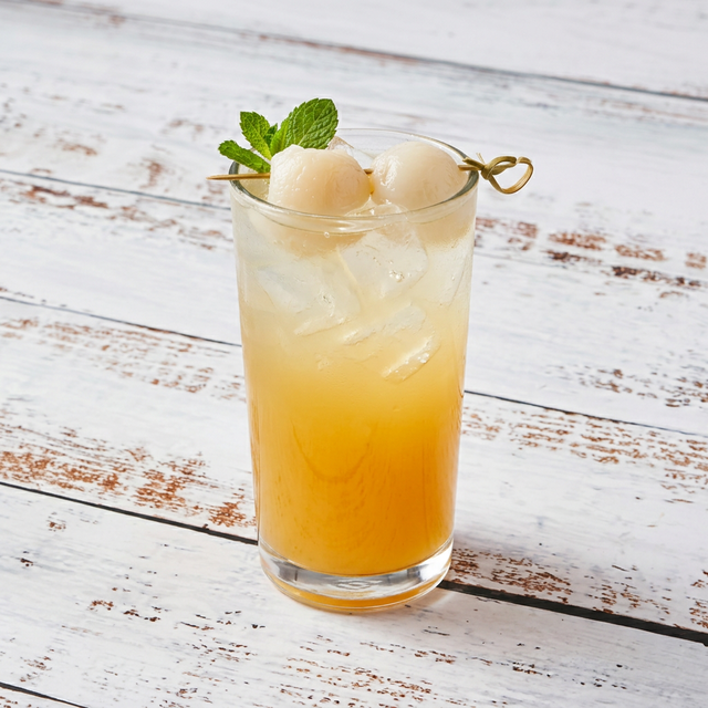 Lychee fruit tea.