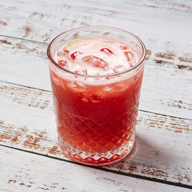 Red guava fruit tea.